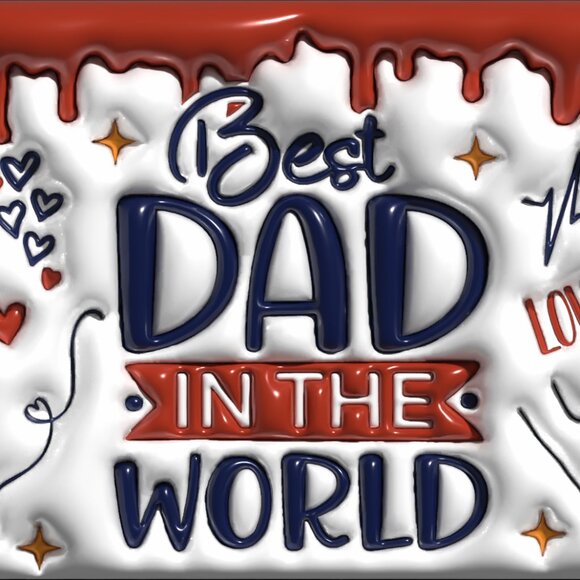 Best Dad Mug, Best Dad In The World Mug, Dad Coffee Mug, Gift For Dad, Dad Cup - Picture 2 of 5